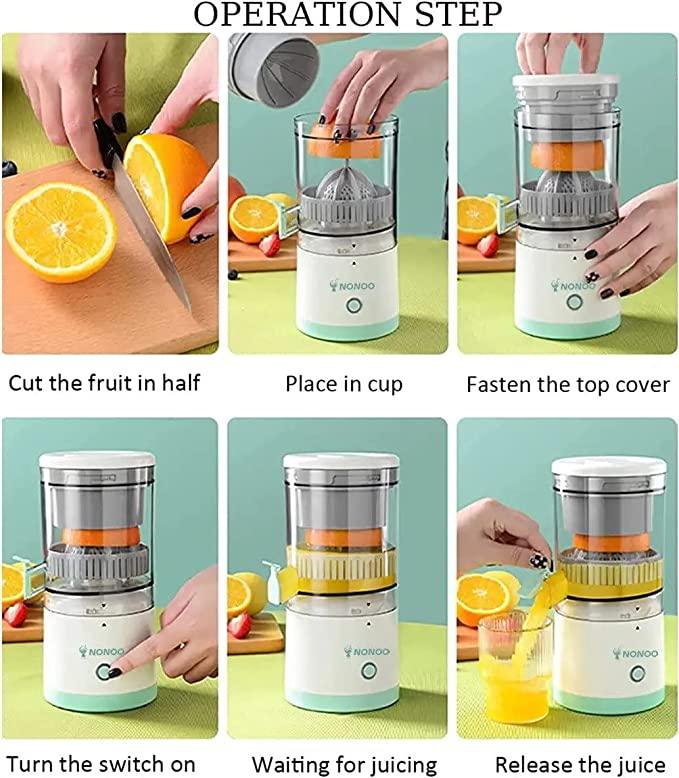 Electric Citrus Juicer : Ideal for juicing halved citrus fruits.