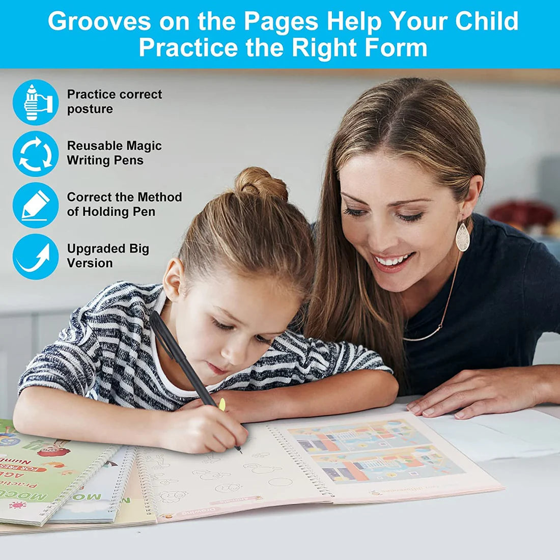 Sank Magic Practice Copybooks for Kids (Ages 3+)